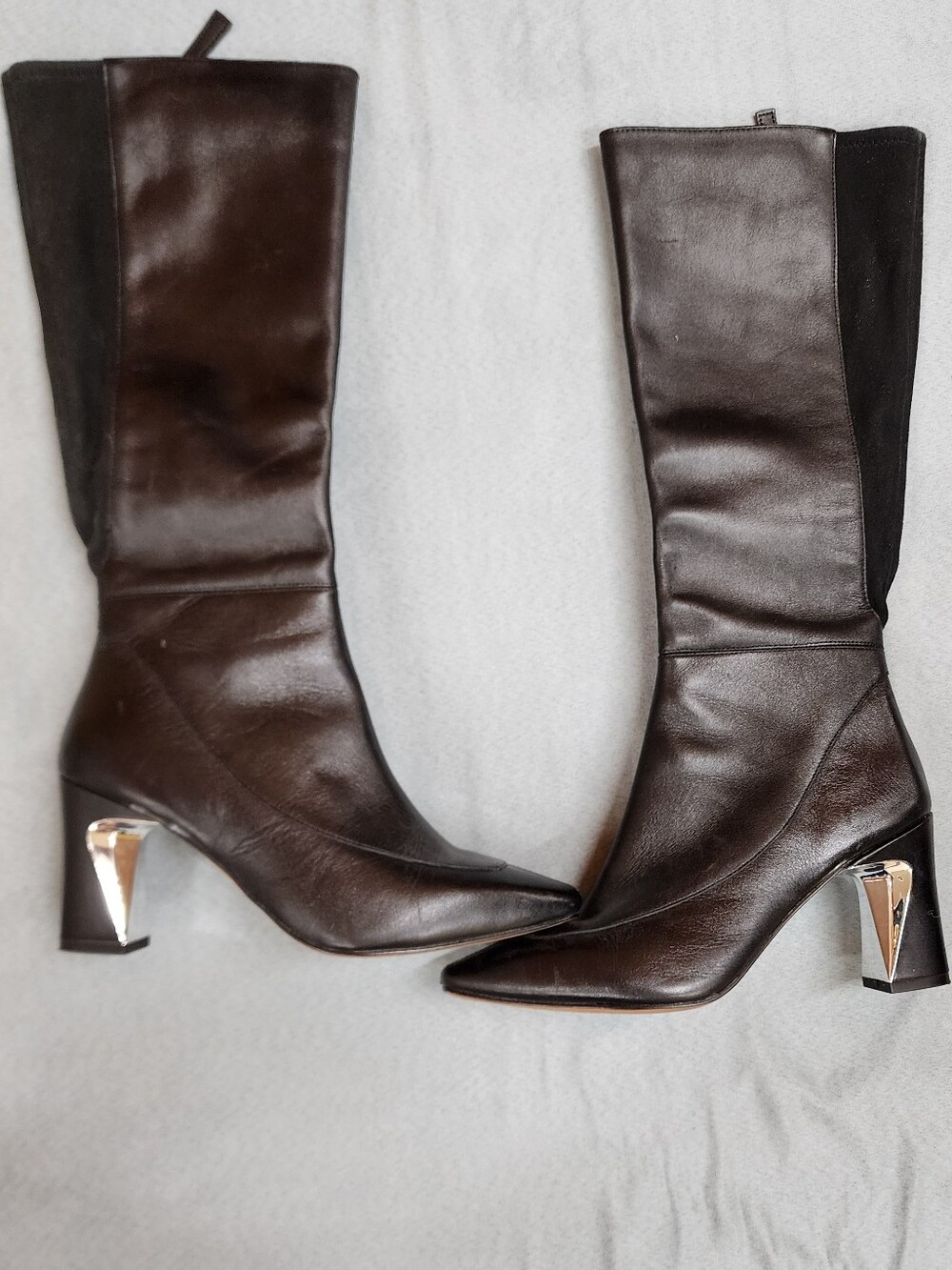 Linea Paolo Dark Brown Jaime Leather Boot